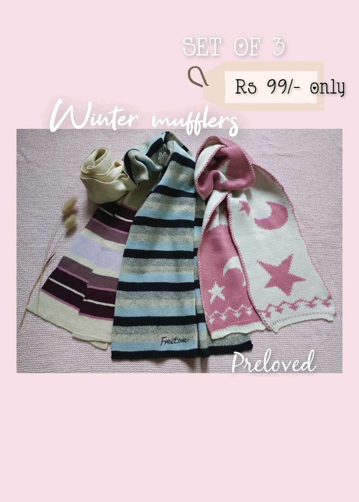 Winter Muffler Set of 3
