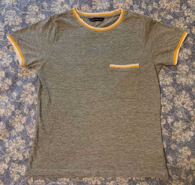 Gray Pocket Tee - Mast &amp; Harbour