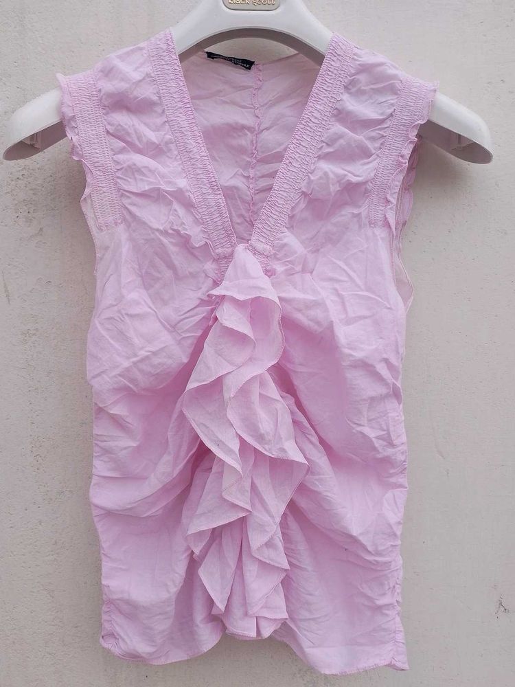 Cotton Frill Top.