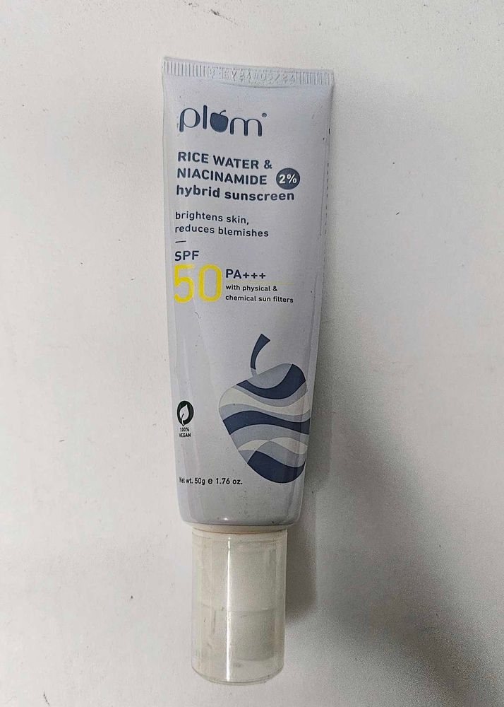 Plum Rice Water Sunscreen SPF 50