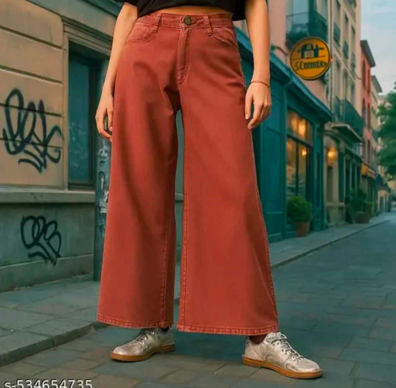 Wide Leg Jeans Length Is OK For 5.2 Height