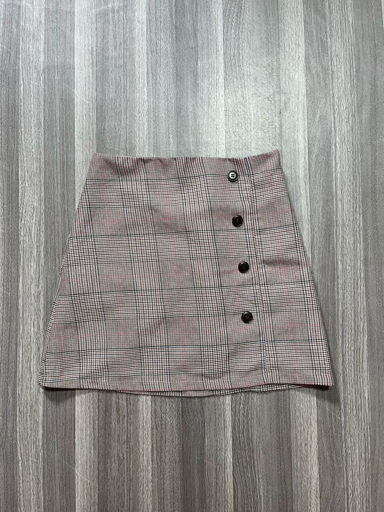 Plaid Mini Skirt
