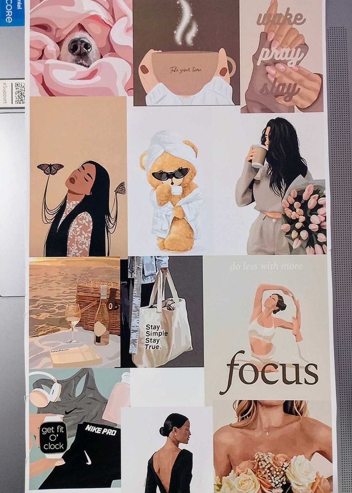 Aesthetic Self-care Wall 12 Posters