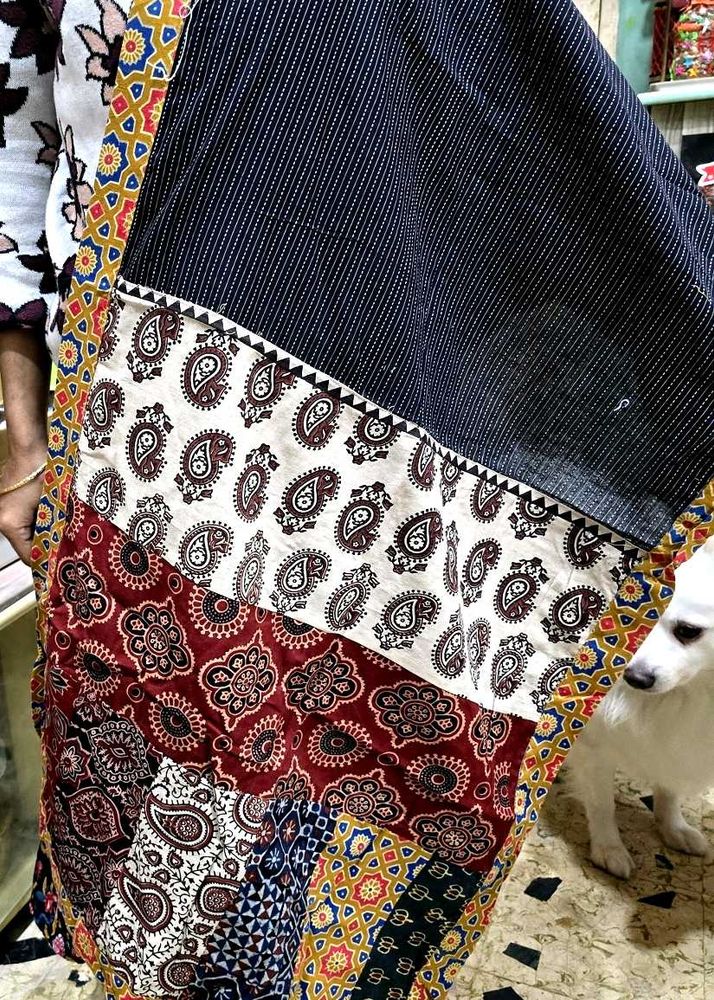 Black Patchwork  Shawl/Dupatta