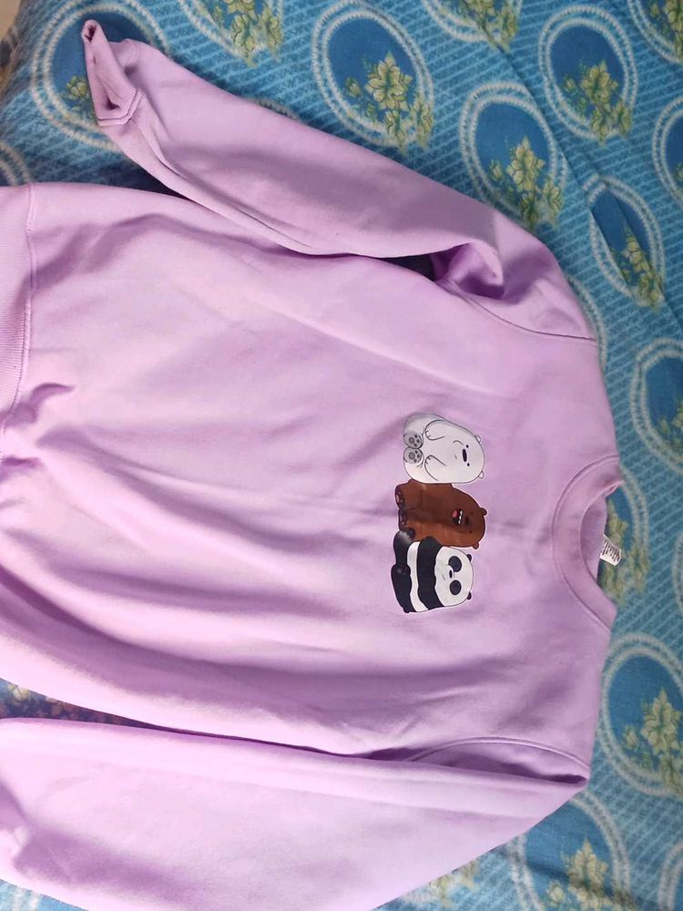 We Bare Bears Lavender Sweatshirt