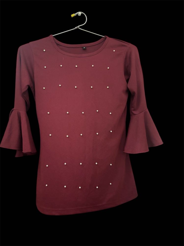Maroon Top