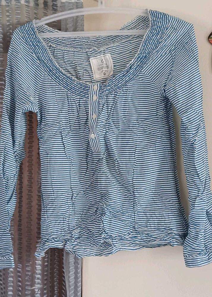 Striped Long Sleeve Top