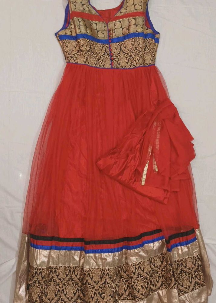 gown type anarkali suit