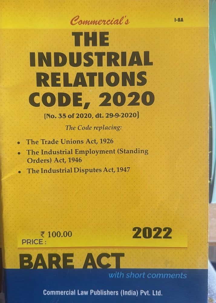 Industrial Relations Code, 2020