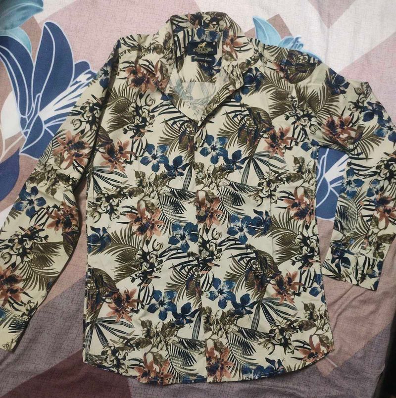 White Lion London Floral Shirt