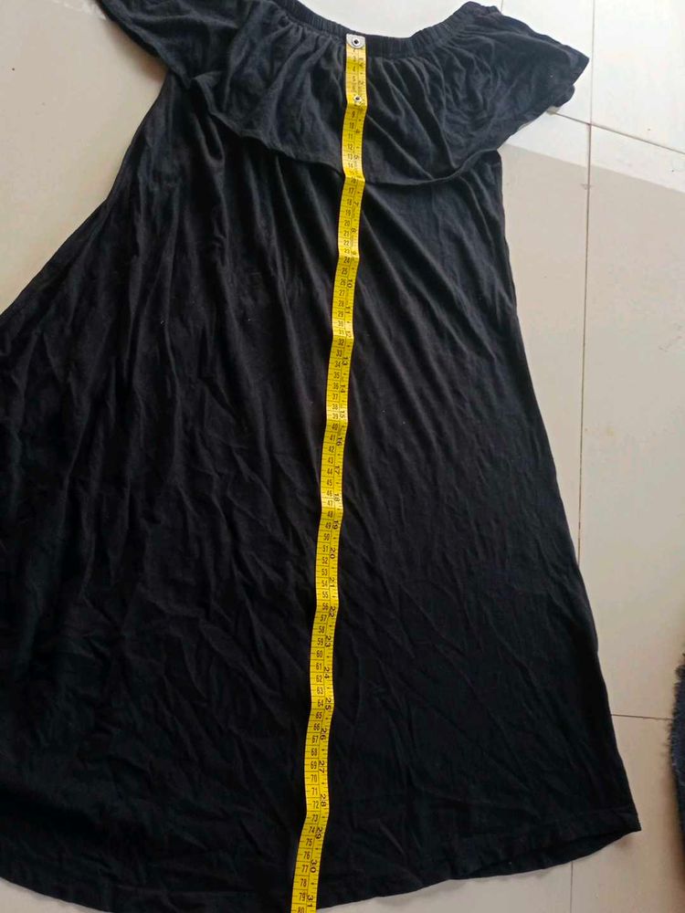 Black Off-Shoulder Dress