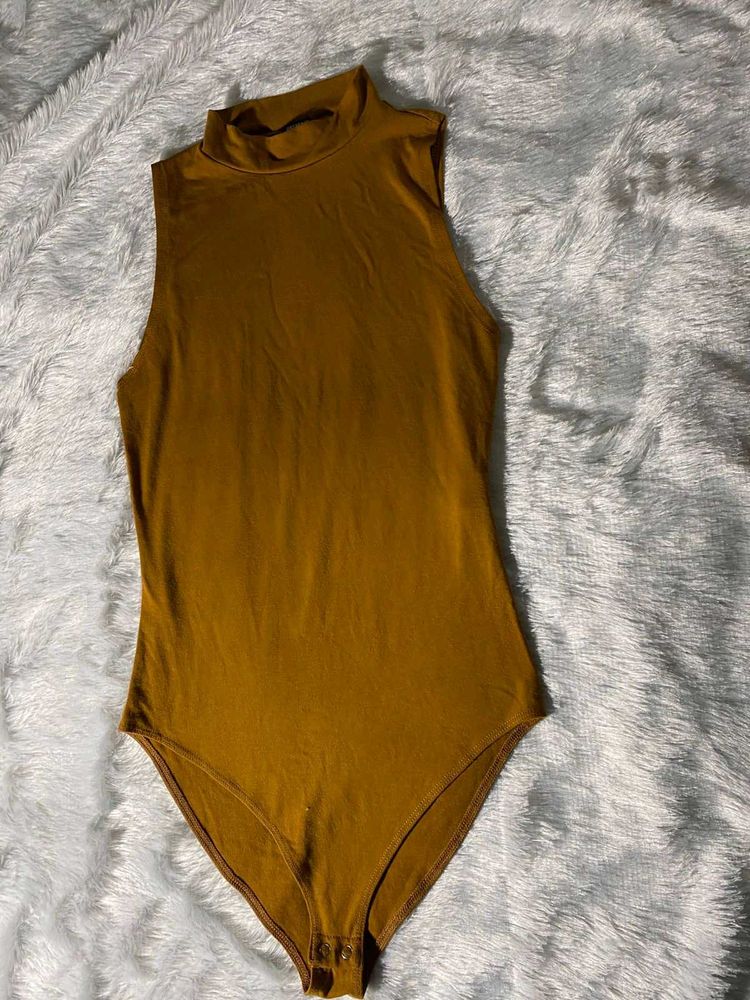 Forever 21 Mustard Jumpsuit