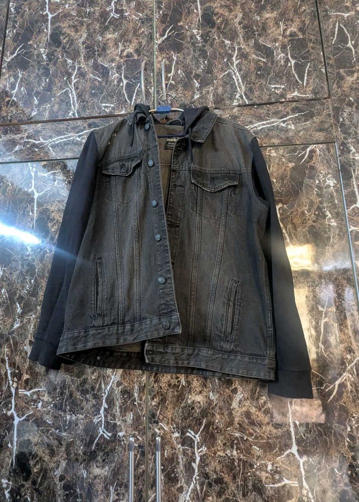 BLACK GREY SHADE JACKET SIZE XL
