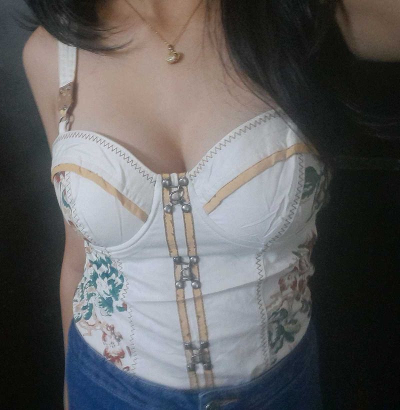 Floral Corset Top