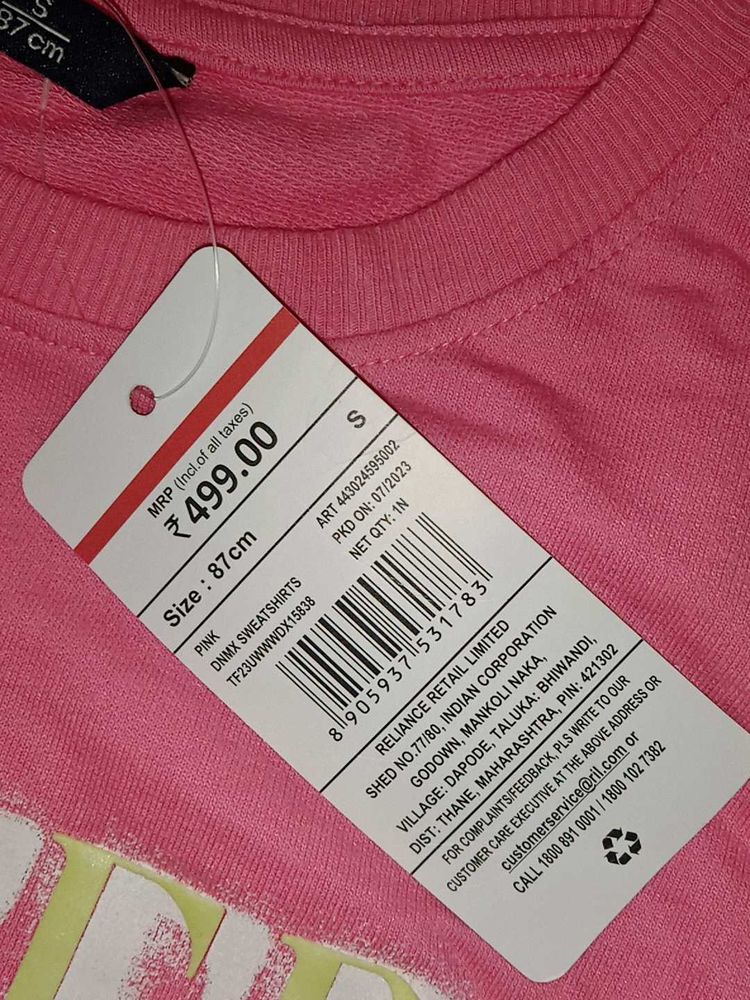 New DNMX Pink 'Limited Edition' Sweatshirt