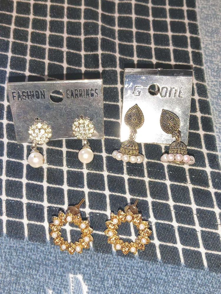 Earring Bundle Combo Of 3