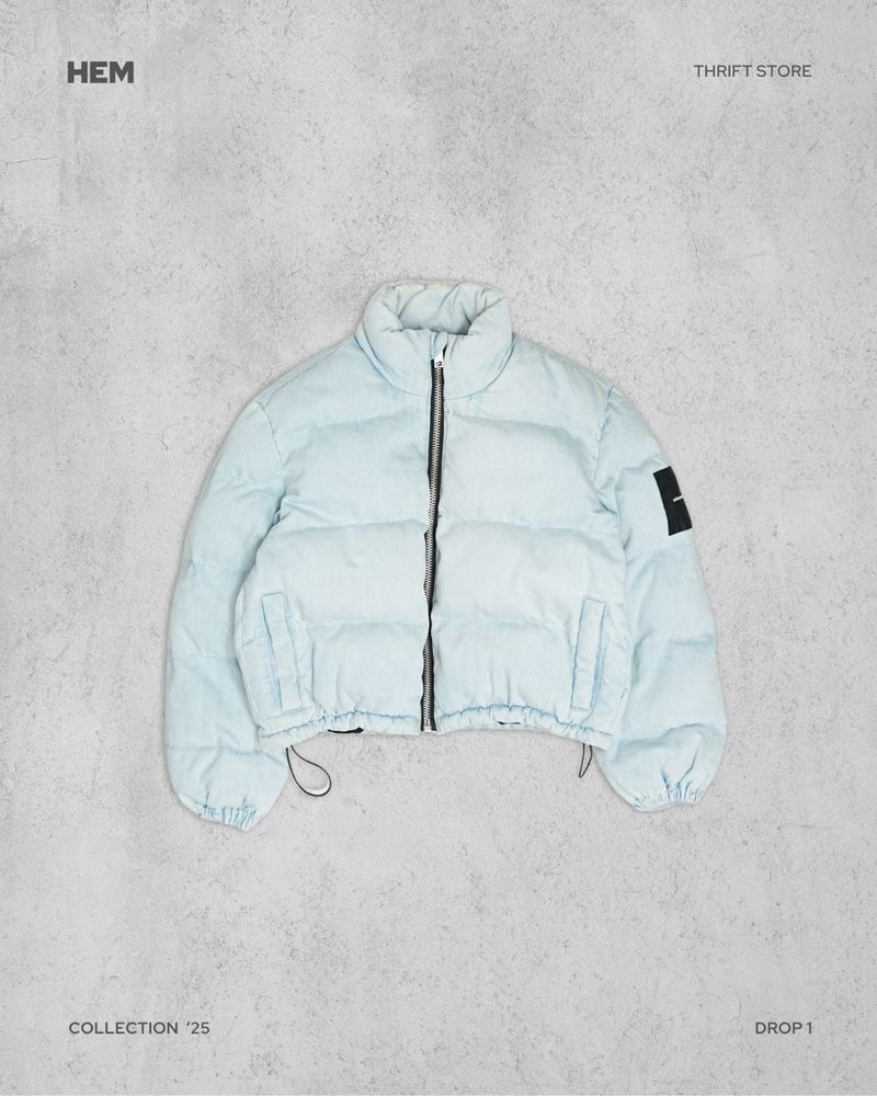 Alexander Wang Denim Puffer