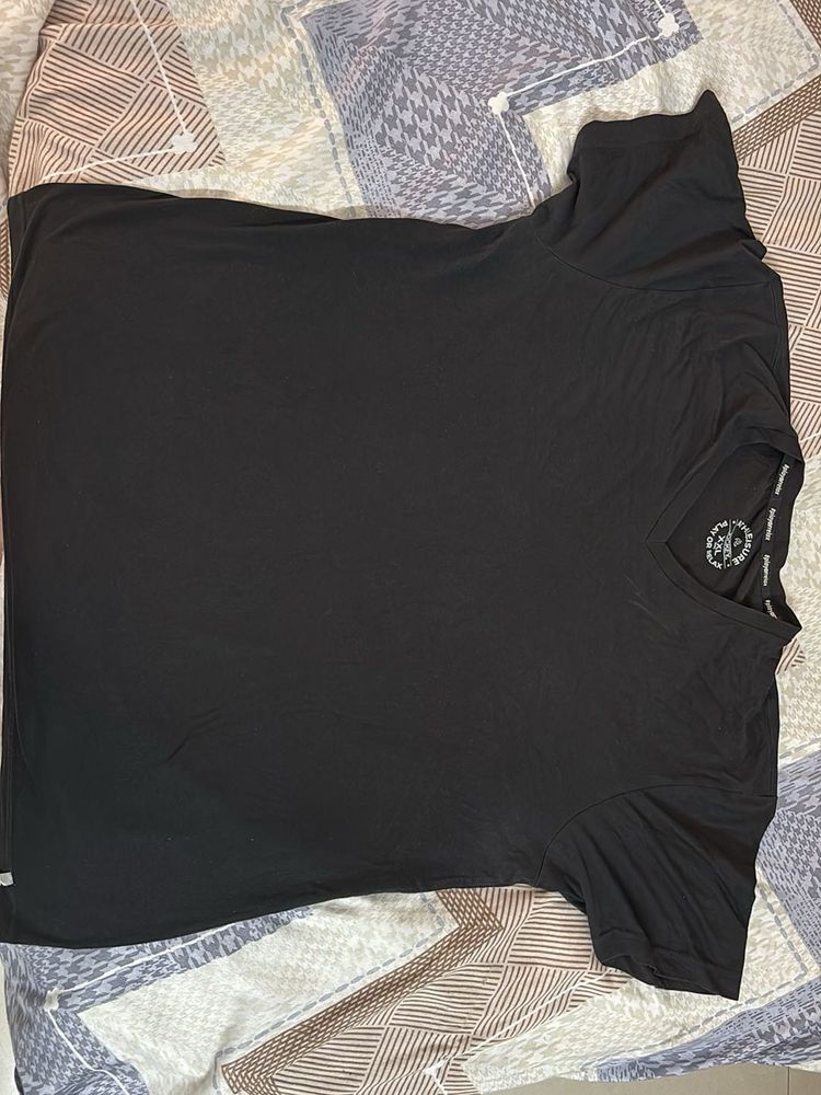 Classic Black V-Neck T-Shirt