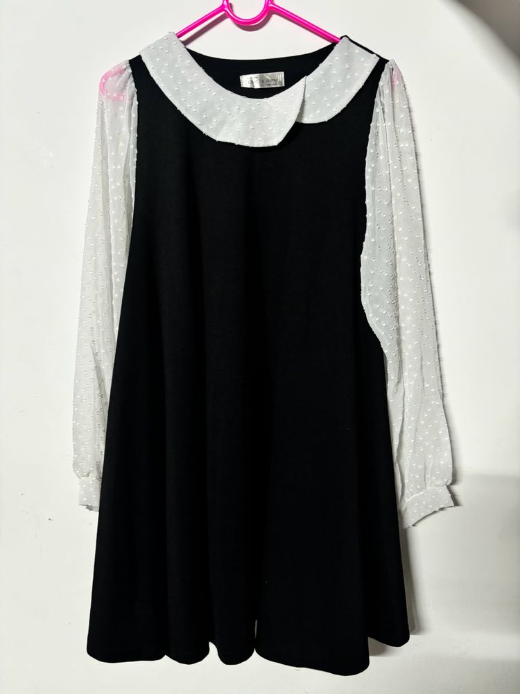 Korean Black Dress