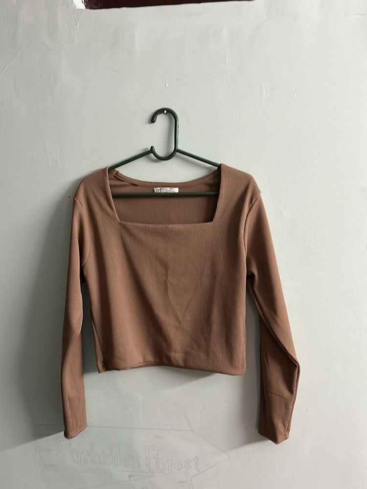 Square Neck Crop Top