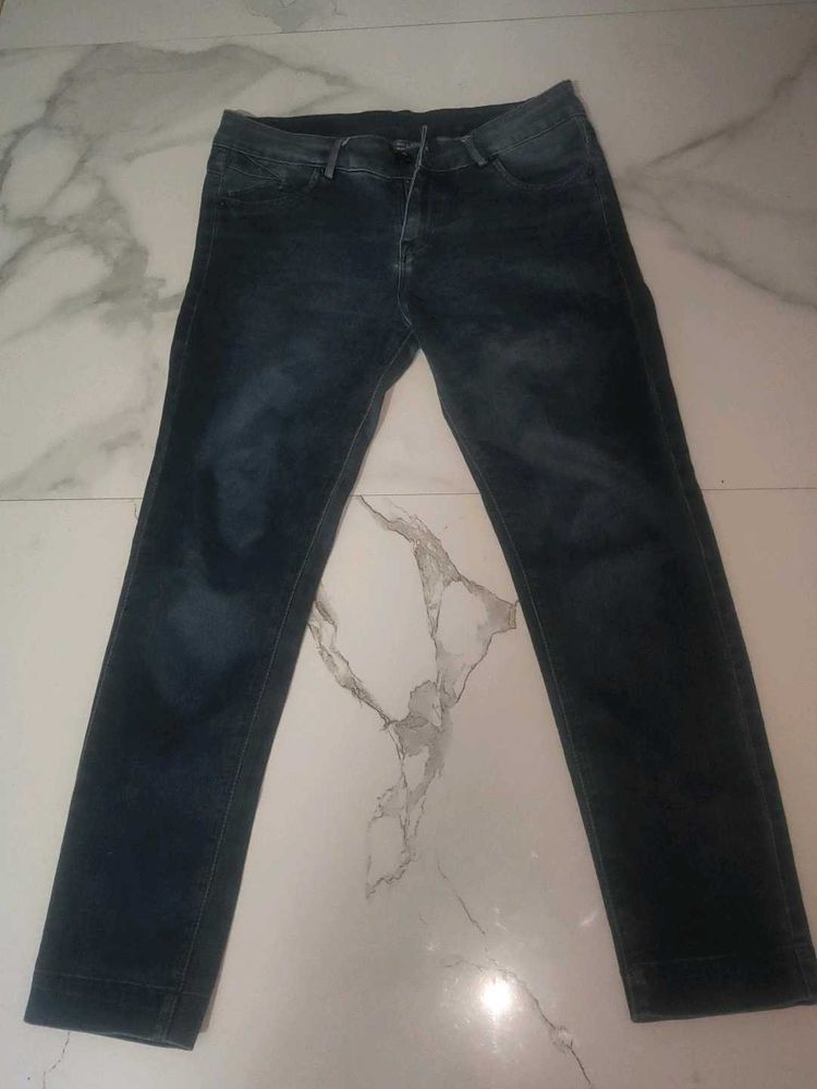 Dark Blue Denim Jeans