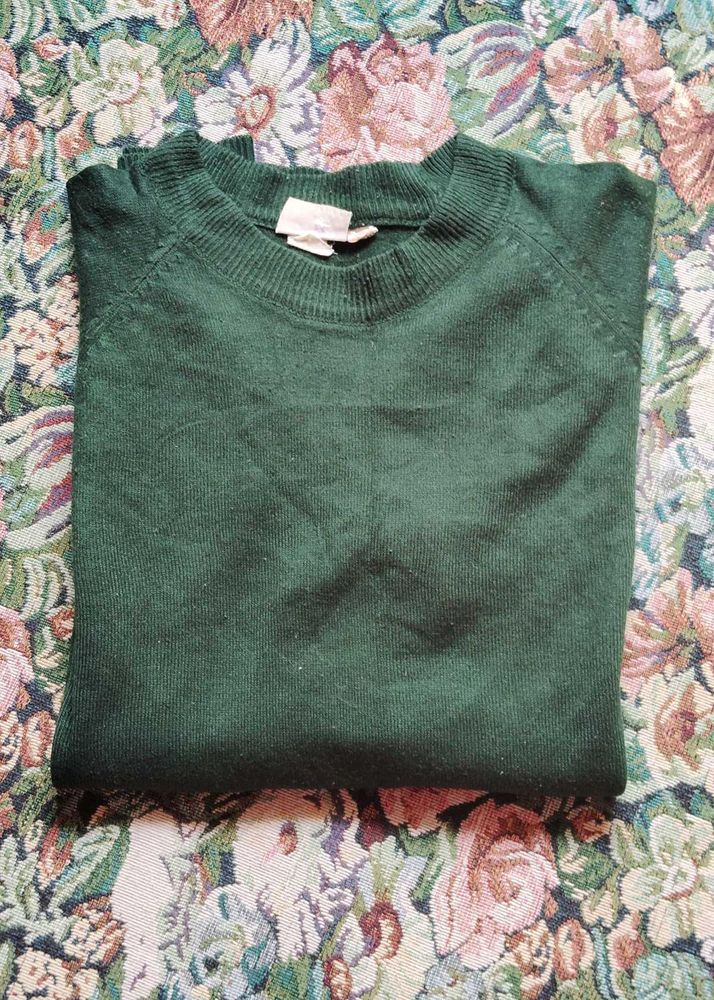 Green Crewneck Sweater