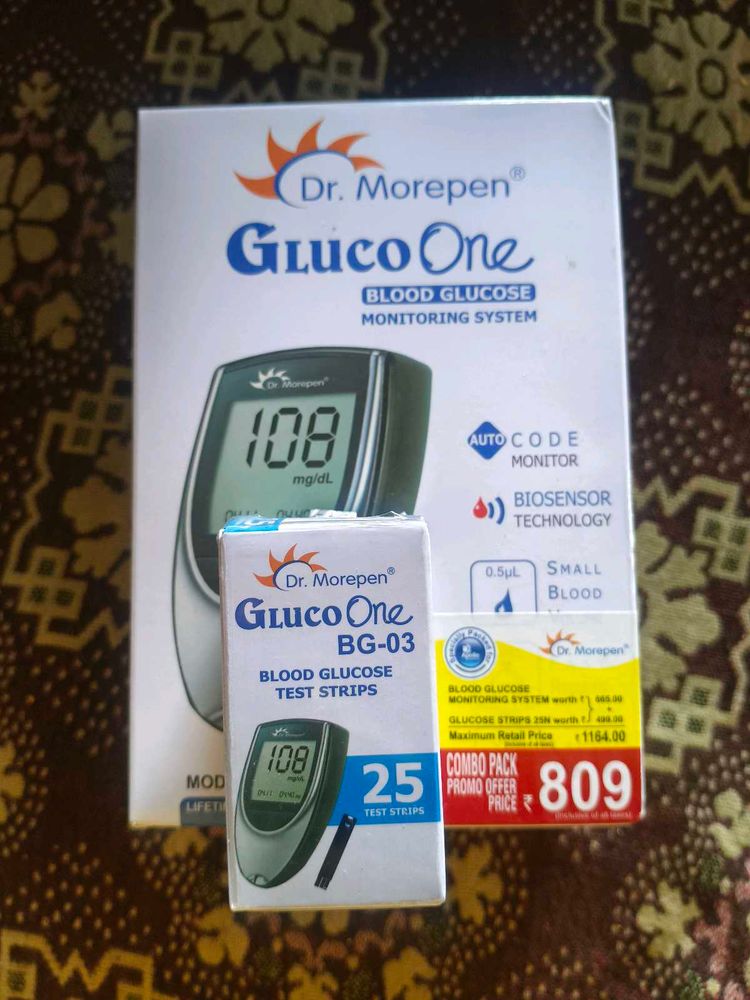 Dr. Morepen Gluco One Blood Glucose Monitor