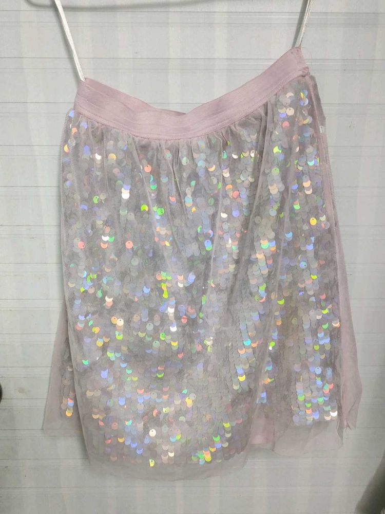Sequin Tulle Skirt