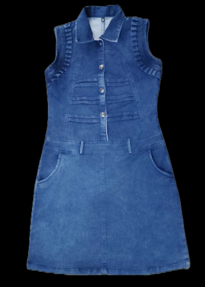 Denim Sleeveless Tunic