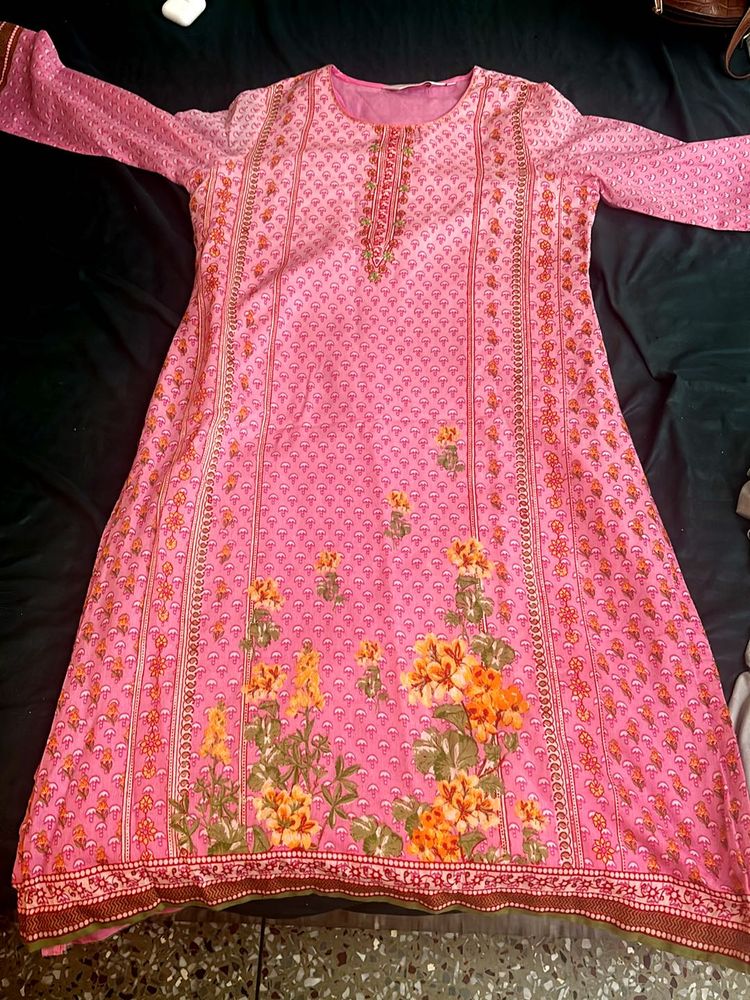 Pink Kurta
