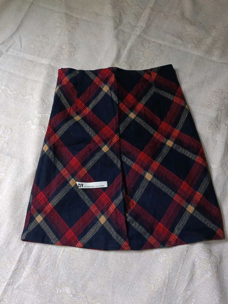 Plaid Mini Skirt