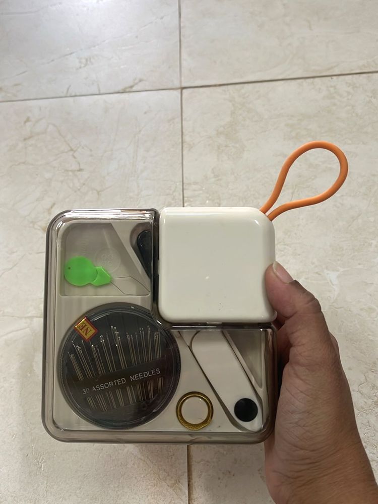 Portable Sewing Kit - Beige