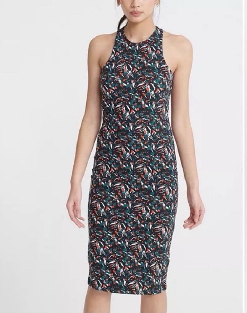 Superdry women&#39;s racer midi dress.