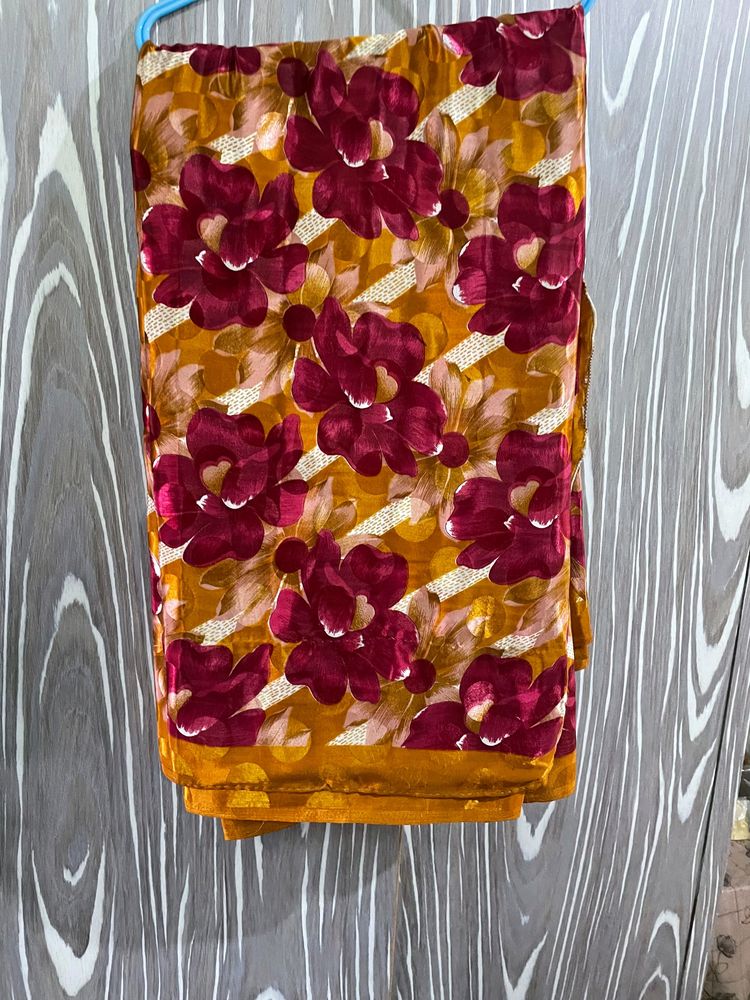 Party Wear Floral Saree