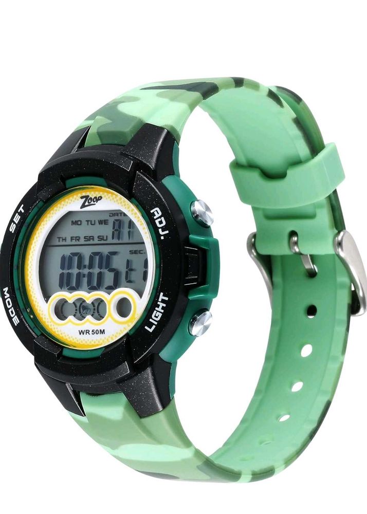 Zoop Camo Digital Dial Green Watch for Kids