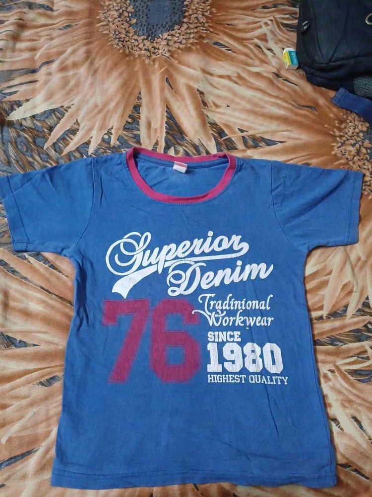 Blue Graphic Tee
