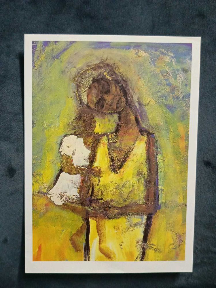 Abstract Mother and Child Art Print