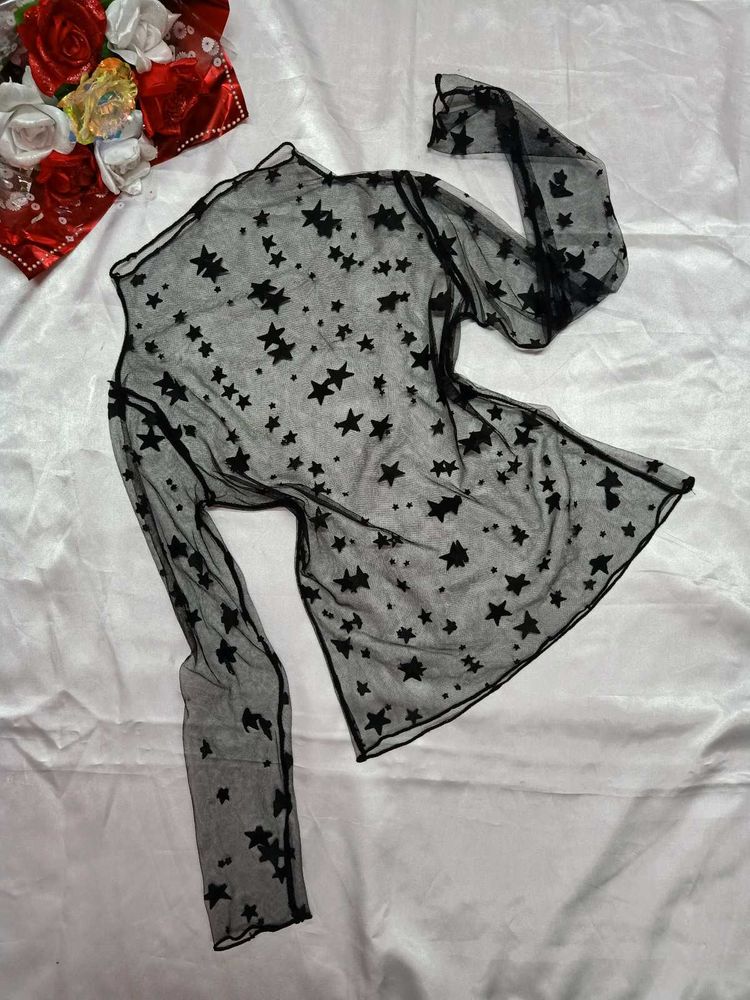 Starry Sheer Top🖤