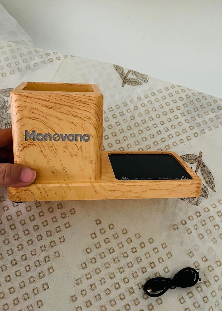 Pen Holder With Cup Heater