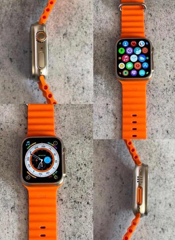 Orange Smart Watch  Charger Is Dead Need To Buy