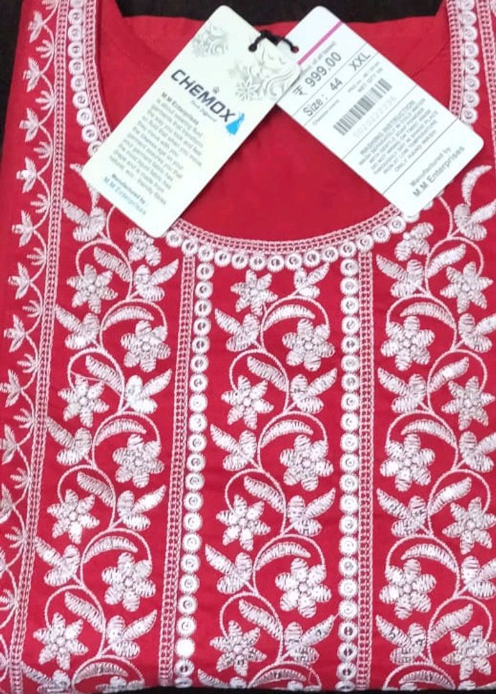Red Colour Kurti XXL