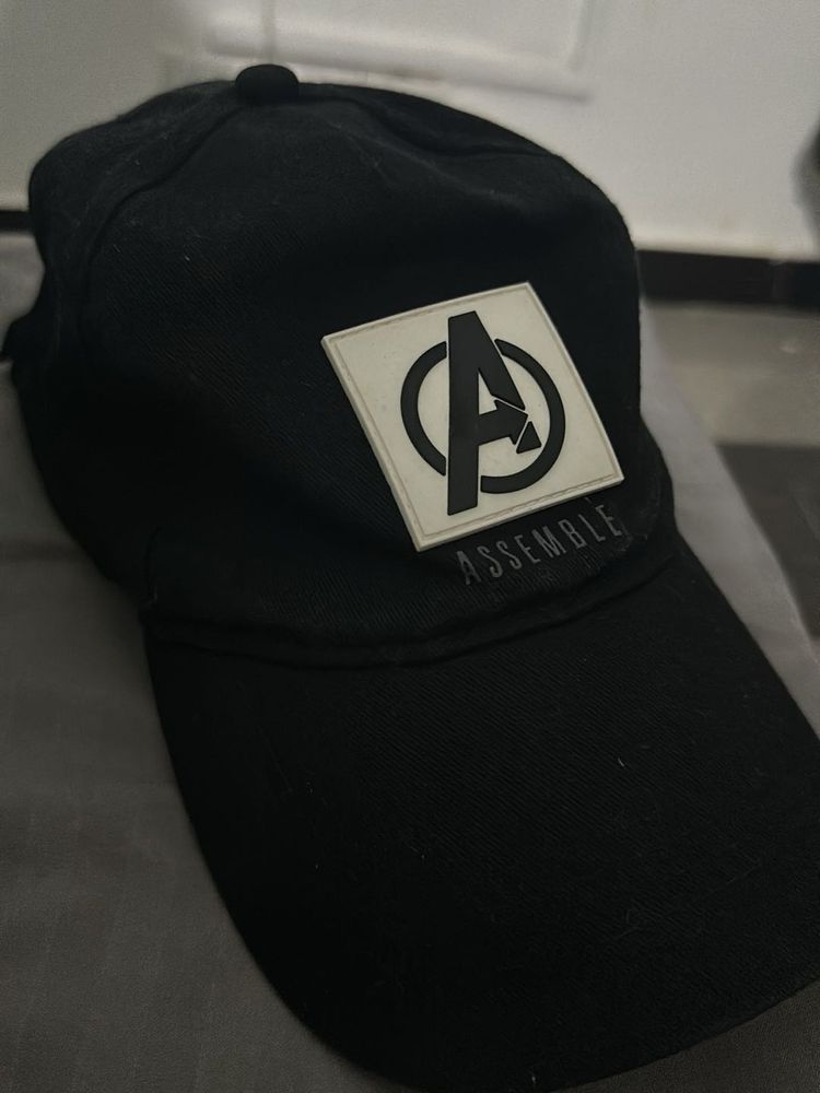Avengers Assemble Black Baseball Cap