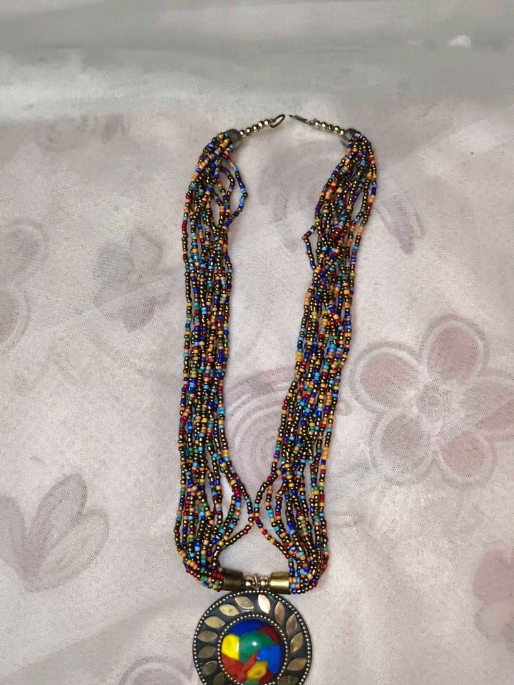 Beaded Layered Necklace
