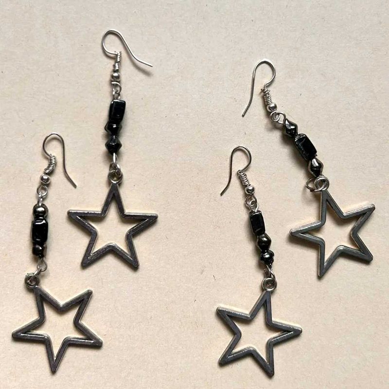 y2k star earrings