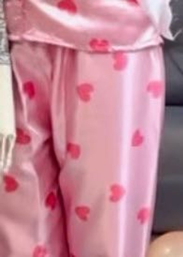 Pink Heart Pajama Set