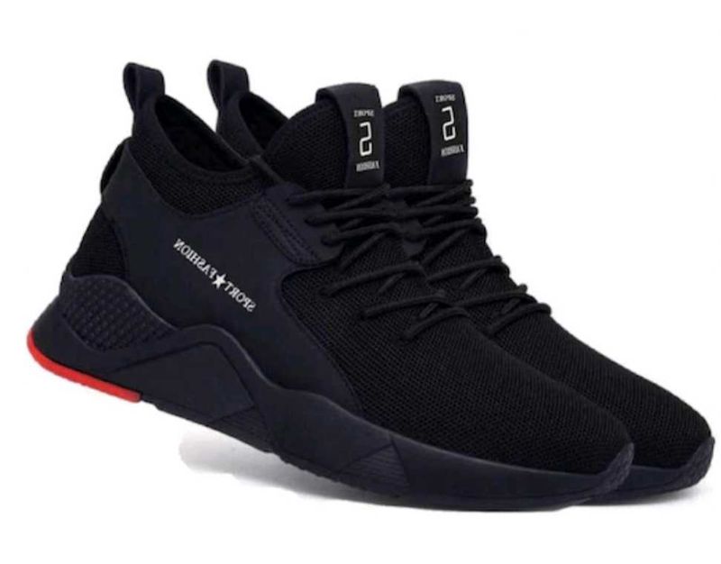 Stylish Black Sport Fashion Sneakers