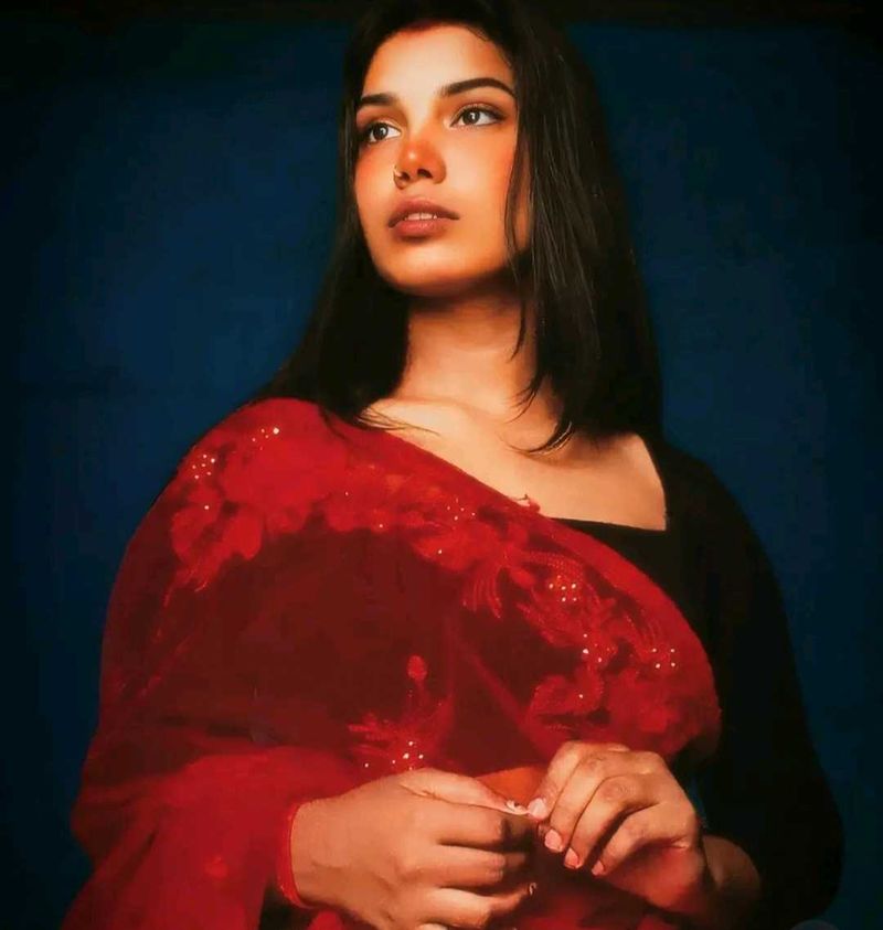 Elegant Red Saree