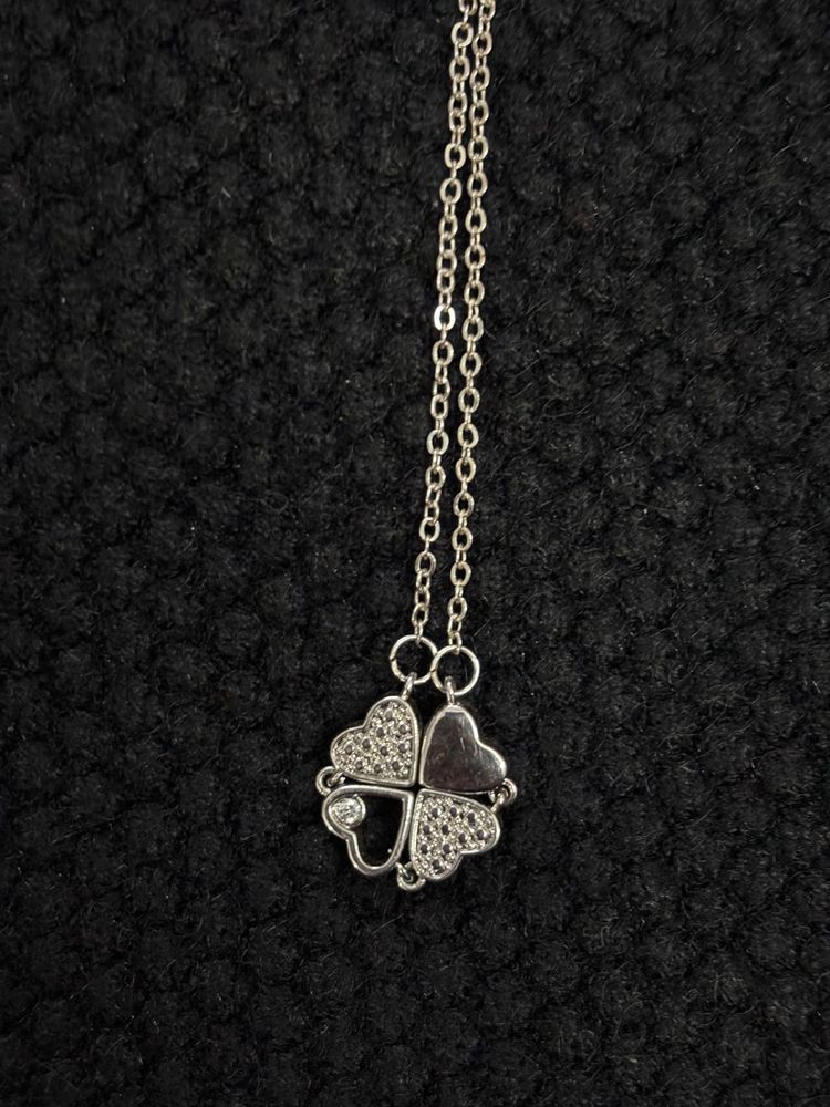 Clover Heart Necklace