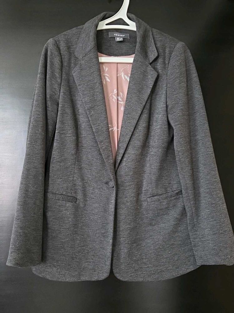 Primark UK Gray Casual Blazer