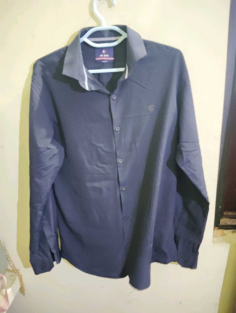 Navy Button-Down Shirt - Classic Style